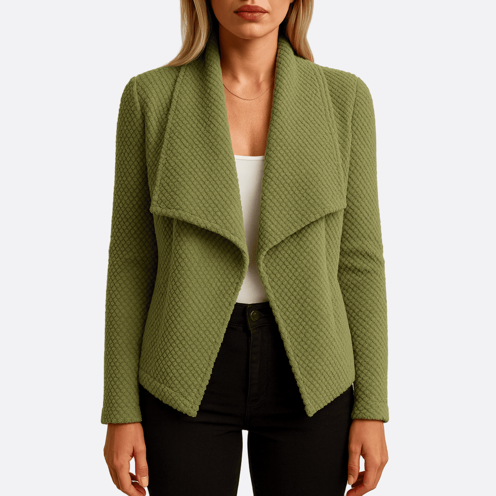 Drune | Damen Strick-Blazer Jacke Relaxed Fit