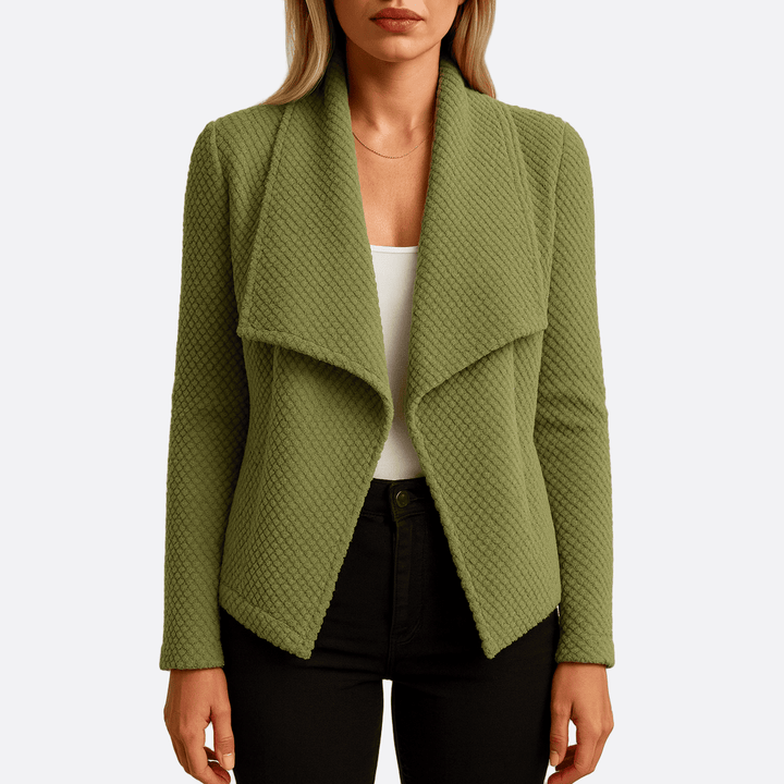 Drune | Damen Strick-Blazer Jacke Relaxed Fit