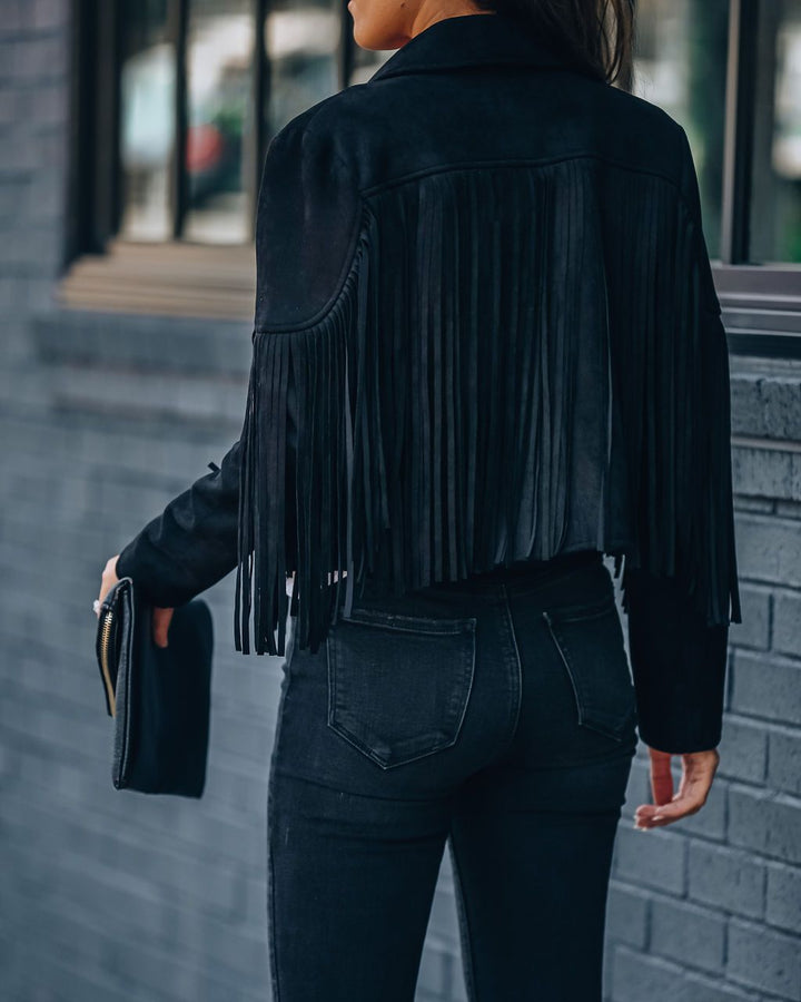 Drune | Jacke schick Fransen Damen