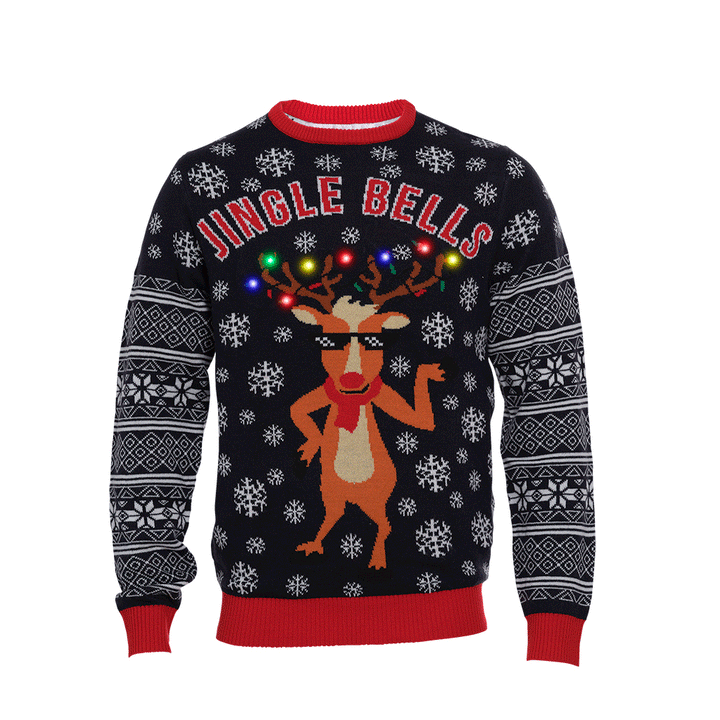 Drune | Jingle Bells Weihnachts-Pullover - Damen
