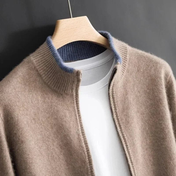 Drune | Bequeme Strickjacke Herren mit Reißverschluss für Alltag und Anlässe