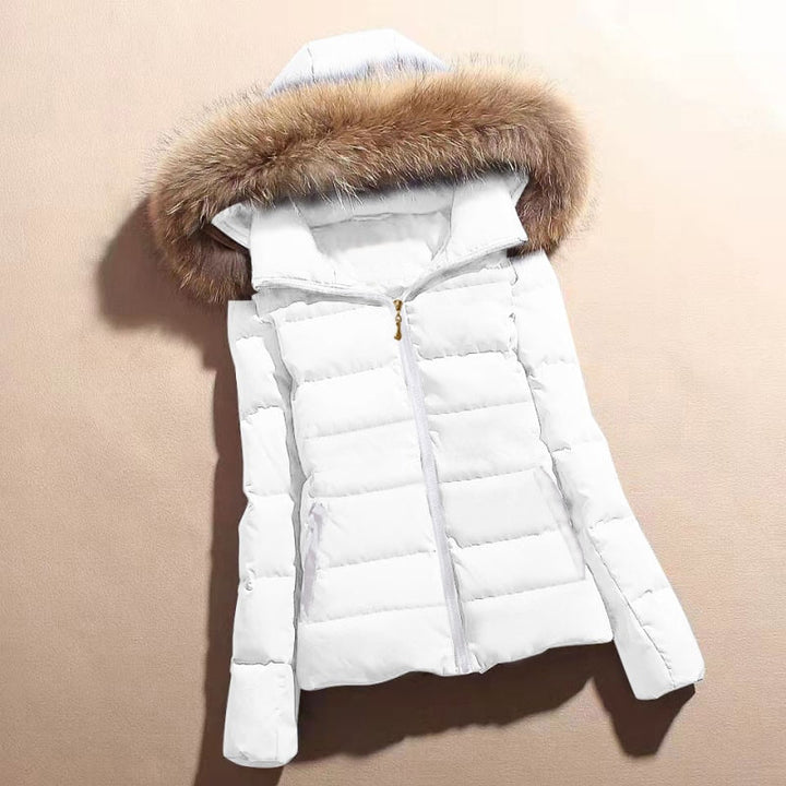 Drune | Winterjacke mit Kunstfellkragen für Damen