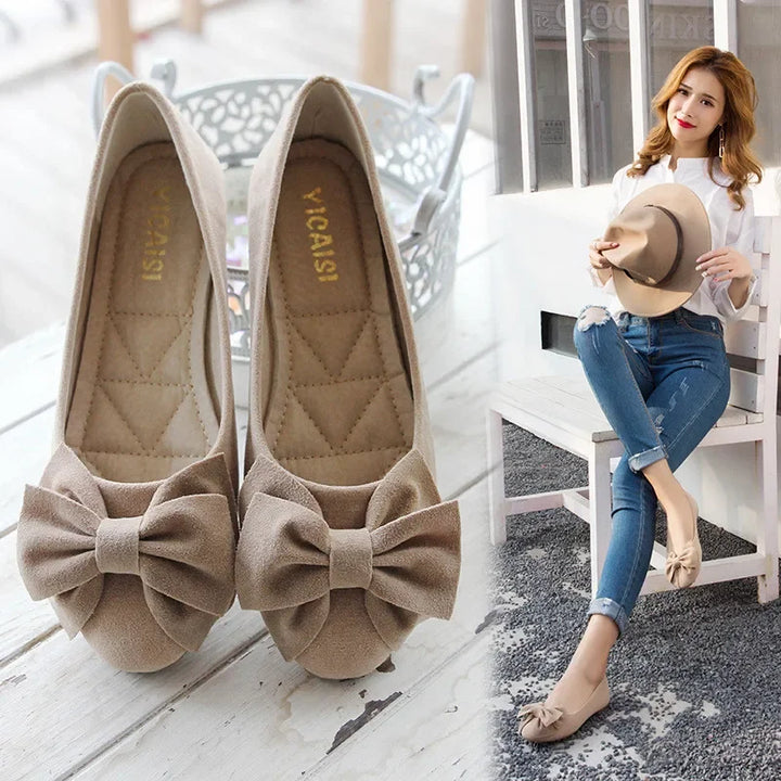 Drune | Damen Komfortable & Stilvolle Freizeitslipper mit Schleife