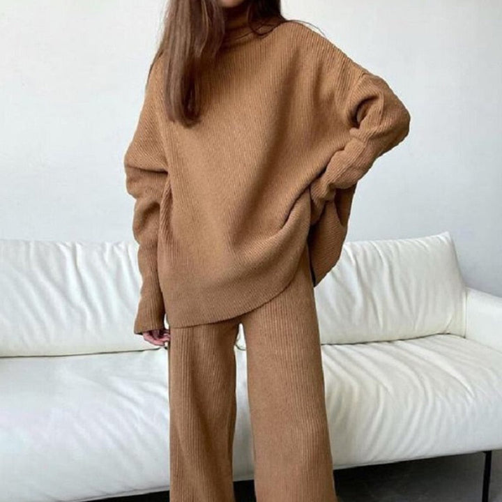 Drune | teilige gestrickte Loungewear-Set - stilvolle Damen-Hausmode