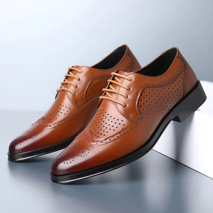 Drune | Bequeme Oxford Herren Business Anzug Schuhe
