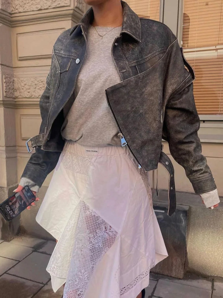 Drune | Sieh Vegan Lederjacke Timeless und Nachhaltig
