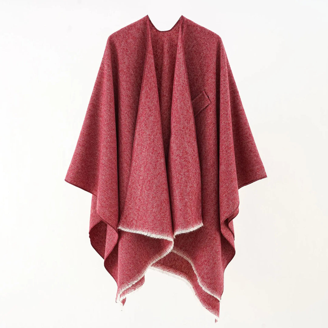 Drune | Kaschmir Poncho Retro & Stilvoll