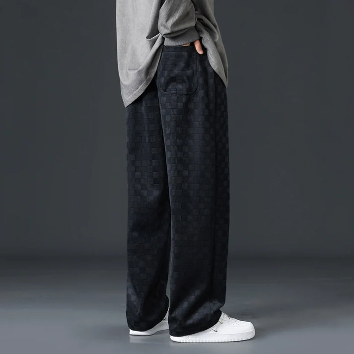Drune | Stylische Jogginghose Mit Karomuster