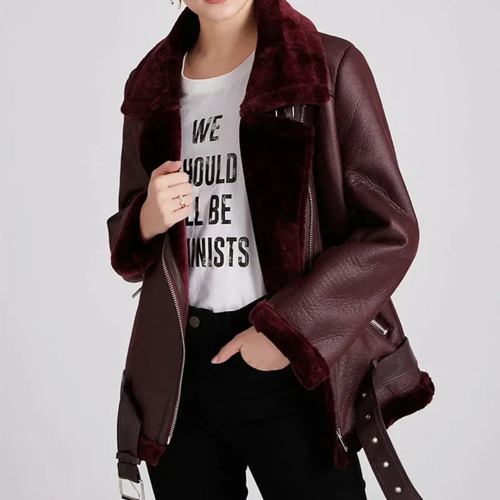 Drune - Dicke Faux-Lederjacke