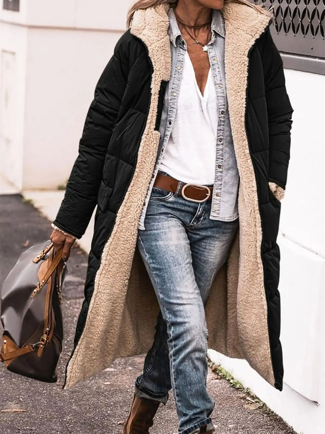 Drune | Winterkapuzen-Steppjacke für Damen