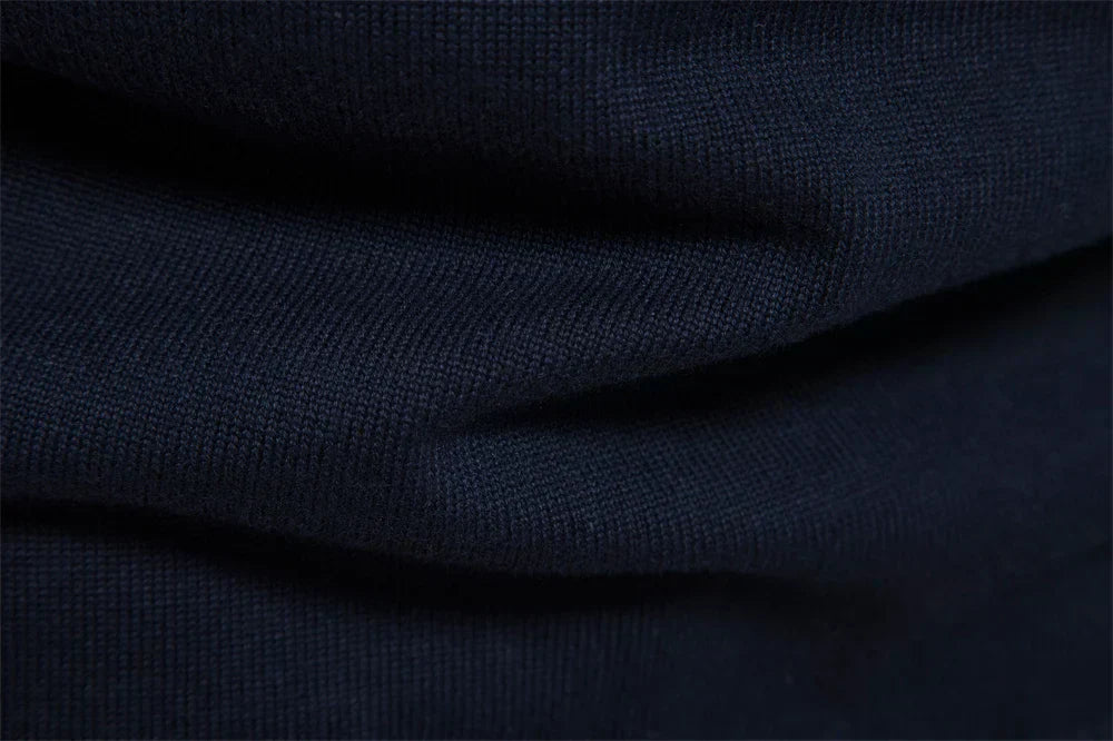 Drune | Strickpullover mit Viertelreißverschluss - Eleganter Feinstrick für Business & Freizeit