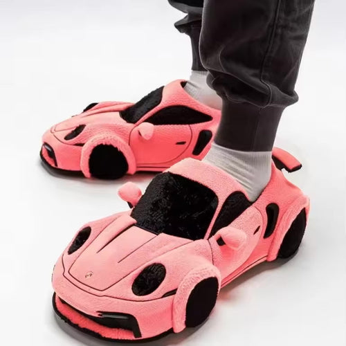 Damen Pantoffeln mit Auto-Inspiriertem Design & Rutschfester Sohle | Drune