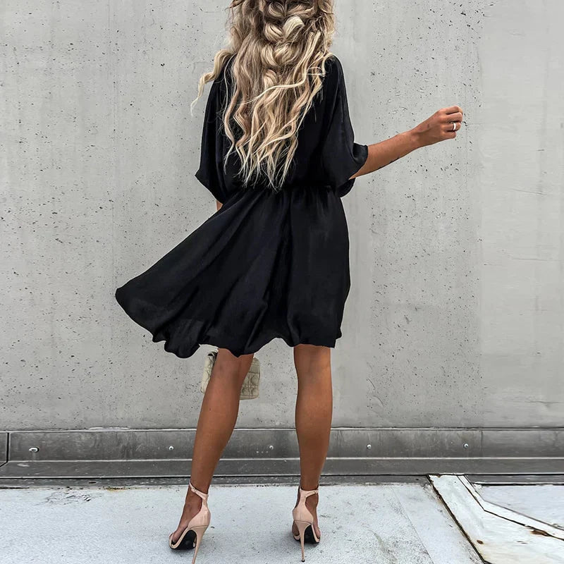 Drune | Anmutiges Kleid mit Feinen Falten
