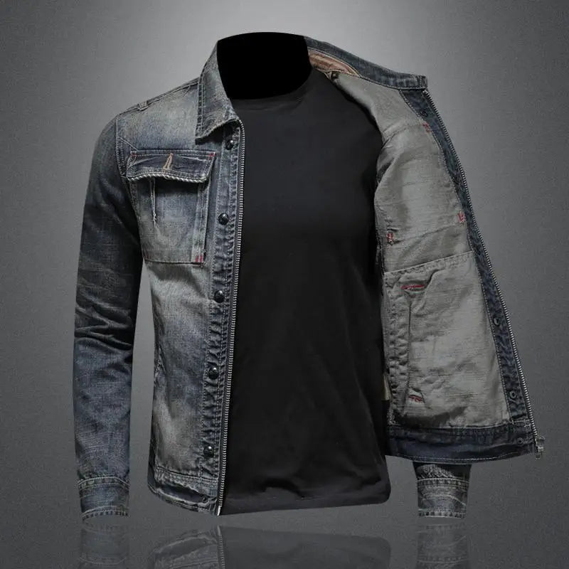 Drune | Retro-Jeansjacke