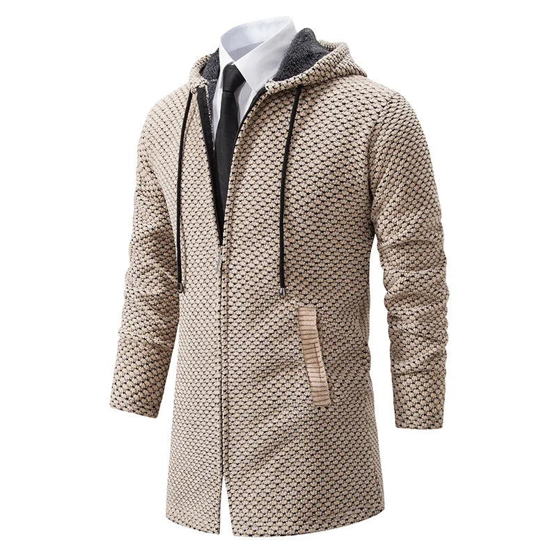 Drune | Herren Wolljacke mit Kapuze