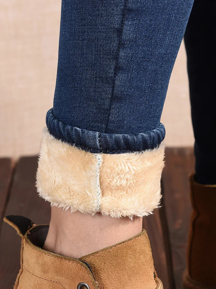 Drune | Warme Winter-Skinny-Jeans