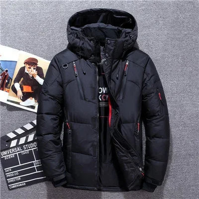 Drune - Herren-Winterparka mit Kapuze - Warmer, winddichter Schneeparka für kalte Tage