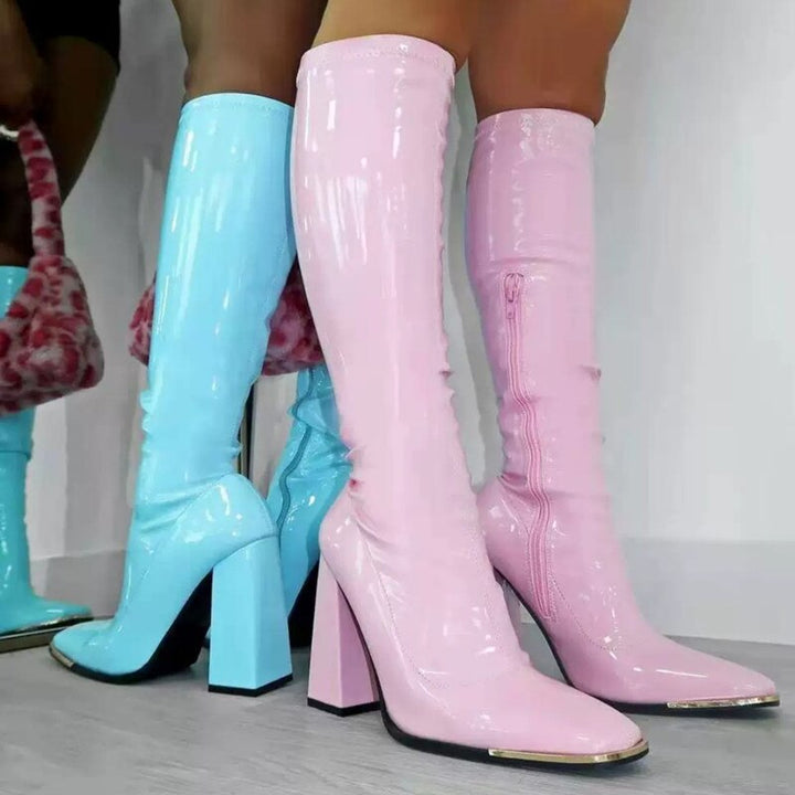 Drune | Bequeme Rutschfest Engel Stiefel mit Reissverschluss