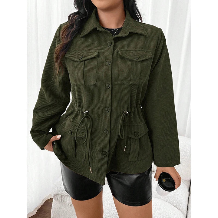 Drune | Warme Cordjacke mit Taschen