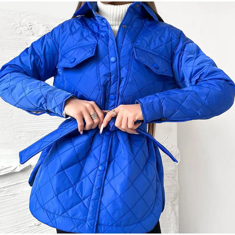 Drune | Klassische gesteppte Jacke mit Druckknöpfen