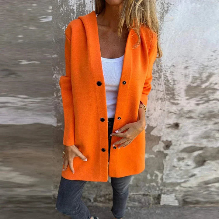 Drune | Mode Grau Kapuzenjacke mit Taschen für einen lässigen Stil