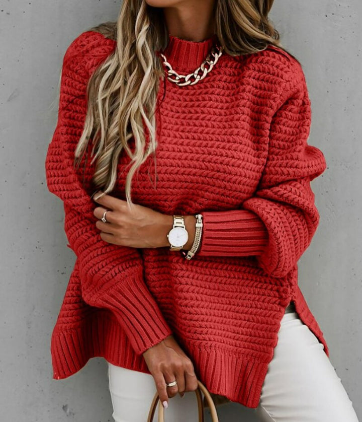 Drune | Strickpullover - Oversized Passform - Rundhalsausschnitt - Lange Ärmel - Weich und Bequem