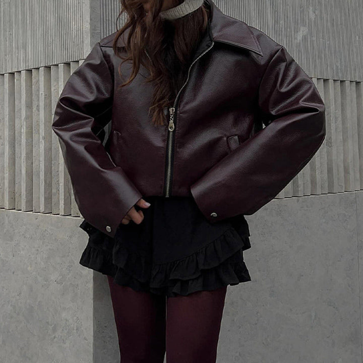 Drune | Modische Jacke mit langen Ärmeln und Reißverschluss