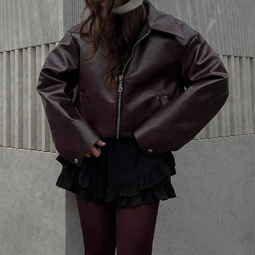 Drune | Modische Jacke mit langen Ärmeln und Reißverschluss