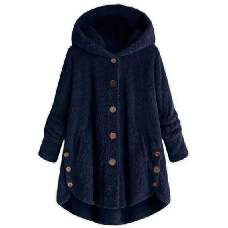 Drune | Fleece Jacke für Damen - Mit Kapuze