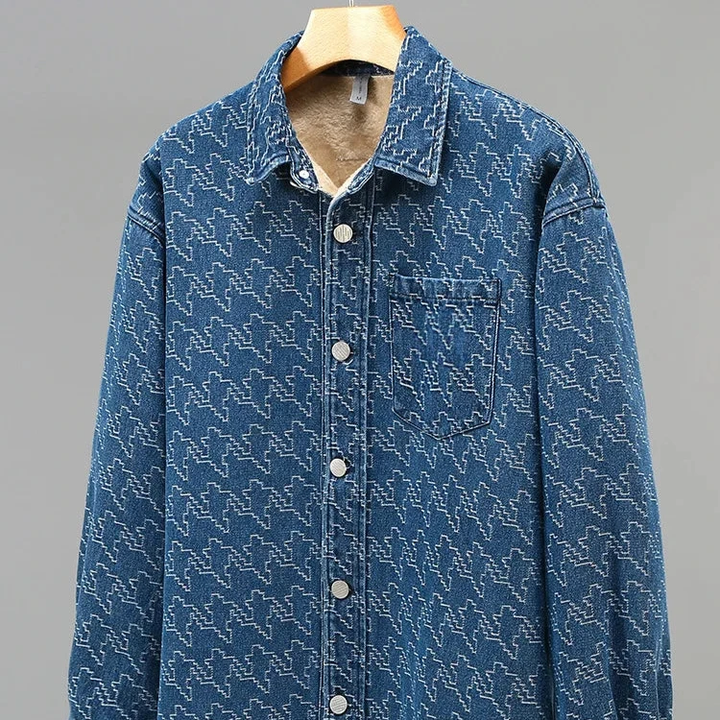 Drune | Herren Freizeitjacke - Gemustertes Design