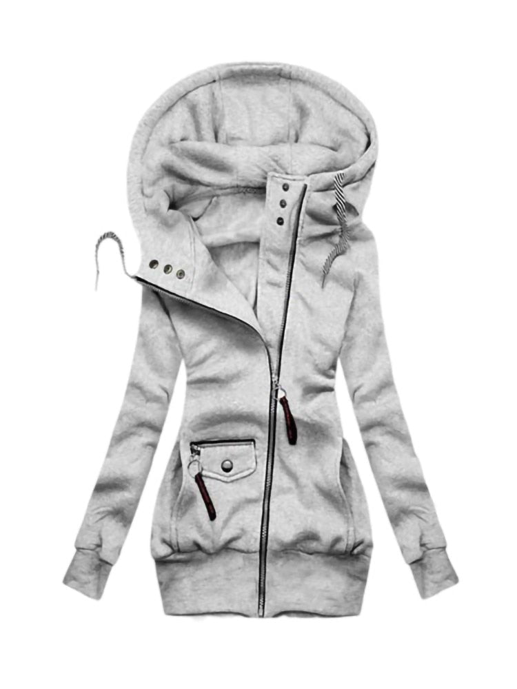 Drune | Jacke mit Langen Ärmeln, Kordelzug und Reißverschluss mit Kapuze