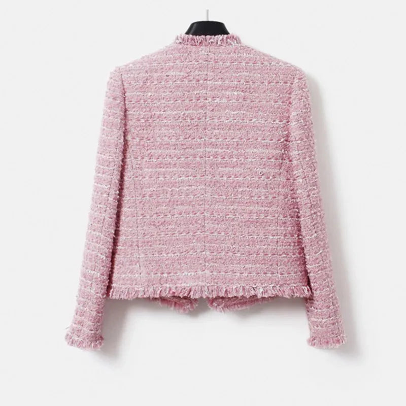 Drune | Jacke Aus Größem Tweed Herbst/Winter Socialite Quastendesign