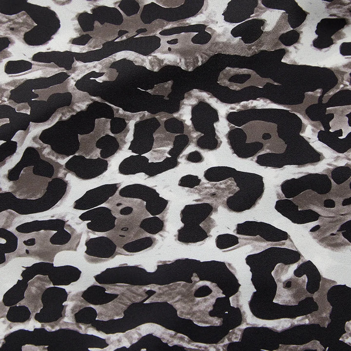 Drune | Weite Hose mit Leopardenmuster