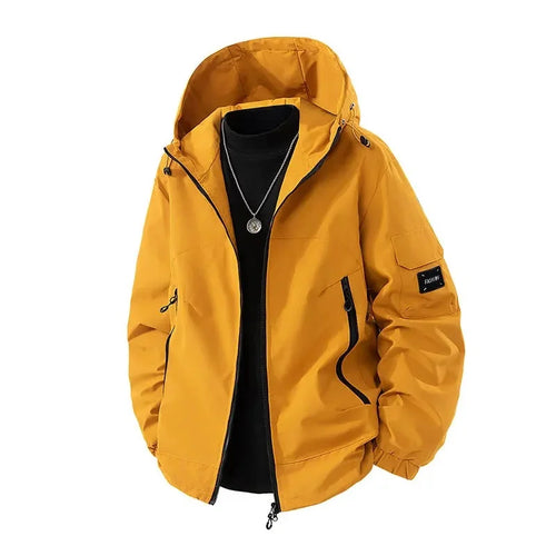 Drune | Herren Winter Skijacke Mit Kapuze - Mit Reißverschluss