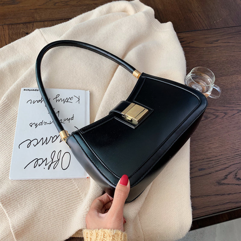 Drune | Stilvolle Schultertasche für Damen - Designer-Handtasche mit Reißverschluss