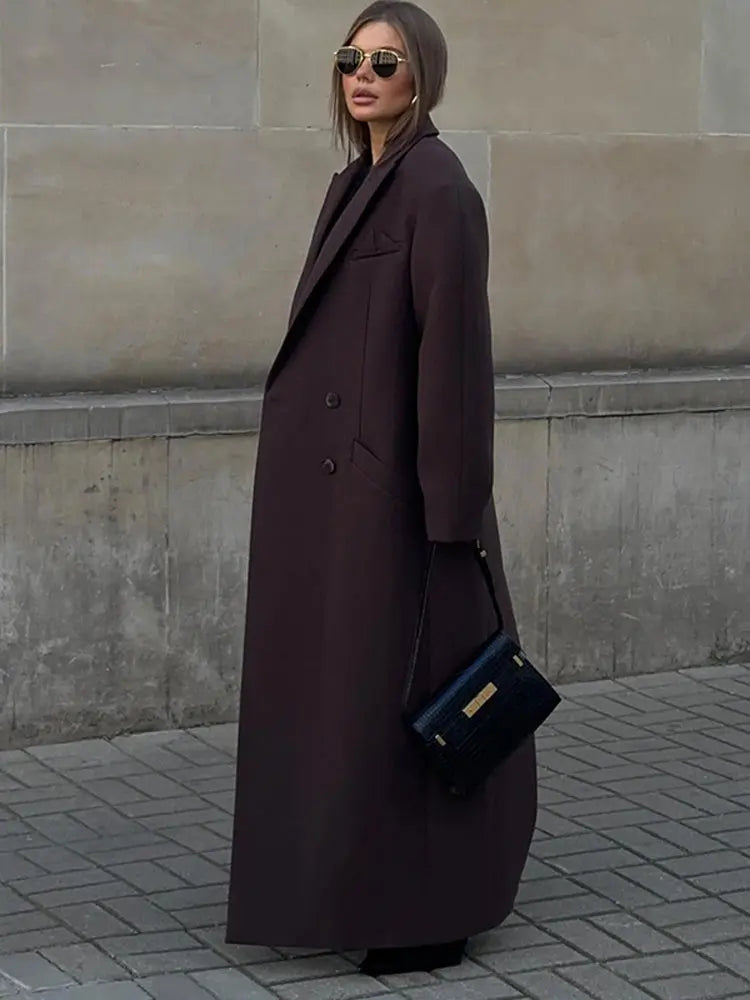 Drune | lange zweireihige Winterjacke