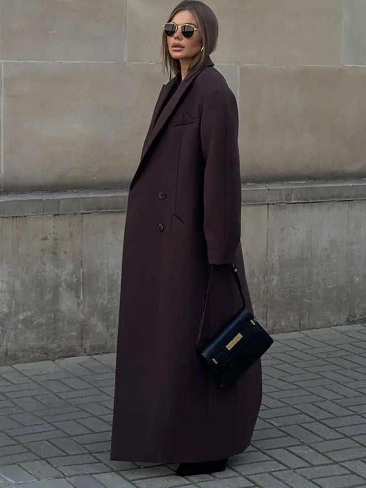 Drune | lange zweireihige Winterjacke
