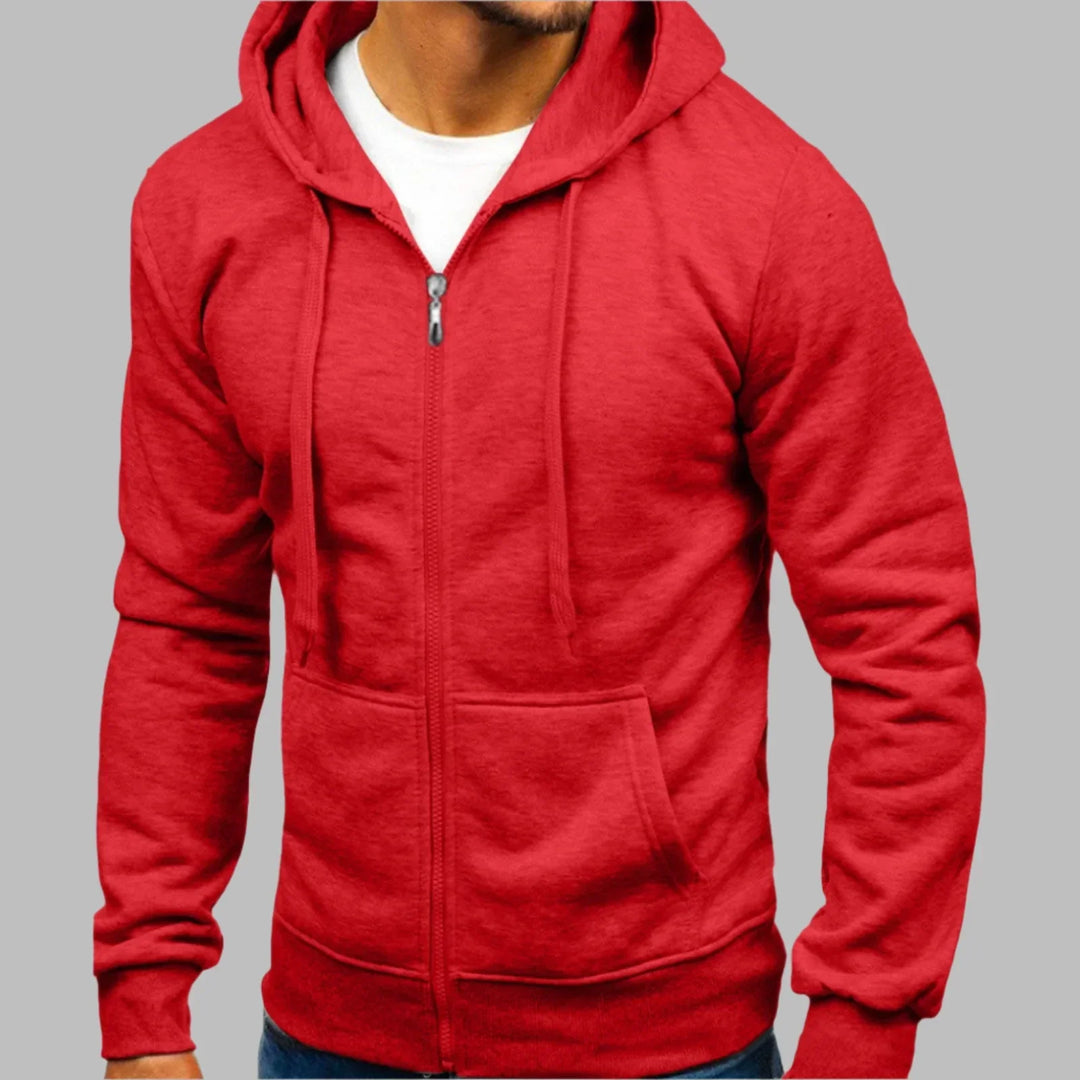 Drune | Bequeme Herren Kapuzenpulli Mit Reißverschluss Für Den Täglichen Gebrauch