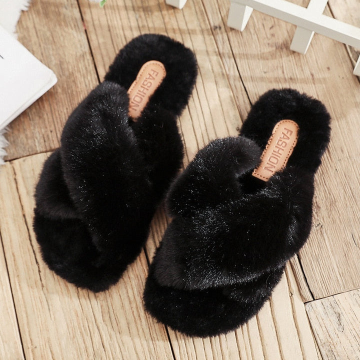Drune | Winter-Fluffige Hausschuhe Mit Gemütlicher Wärme Für Frauen