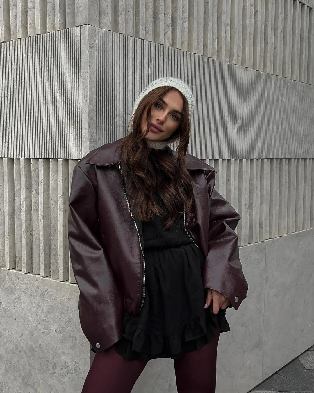 Drune | Trendige Lederjacke für Frauen
