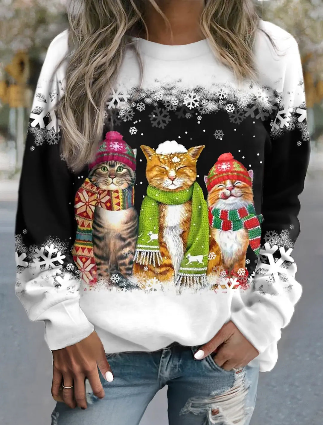 Drune | Pullover mit Weihnachtsmotiv