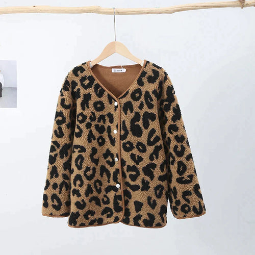 Drune | Stylischer Wintermantel mit Leopardenmuster für Mutige Frauen