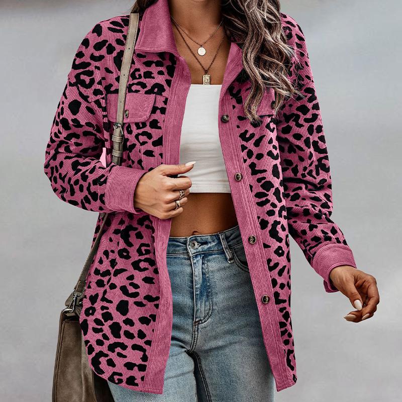 Drune | Gemusterte Luipaard Jacke Stil