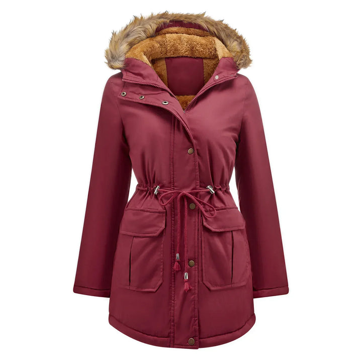 Drune - Lange Parka mit Pelz