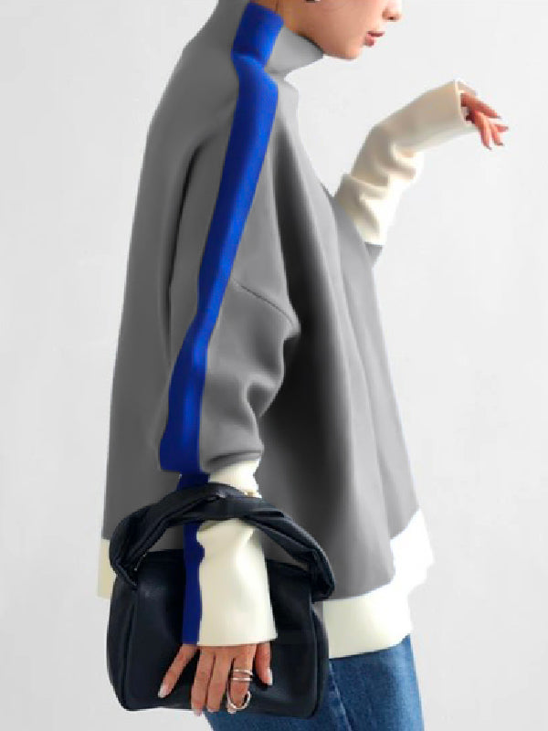 Drune | Langärmliger Rollkragen-Hoodie