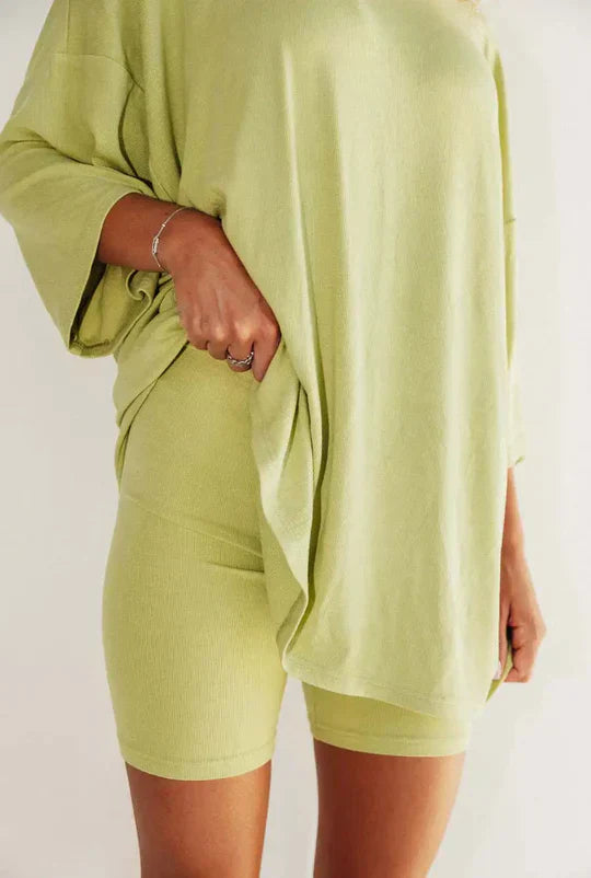 Drune | Weiches und Elastisches Loungewear-Set