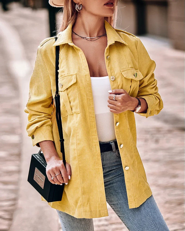 Drune | Warme Damen Cordjacke