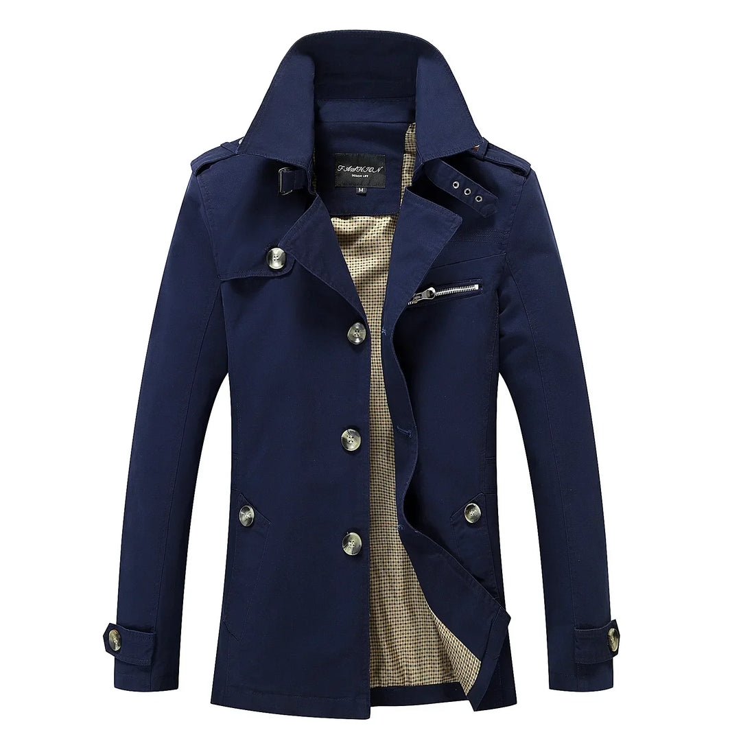 Drune - Stylischer langer Herbst-Trenchcoat für Herren