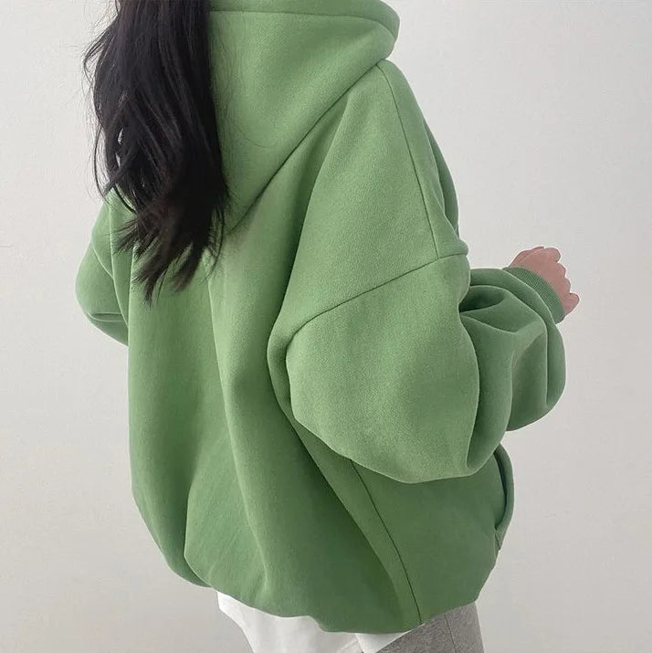 Drune | Oversized Damen Hoodie Mit Stickerei
