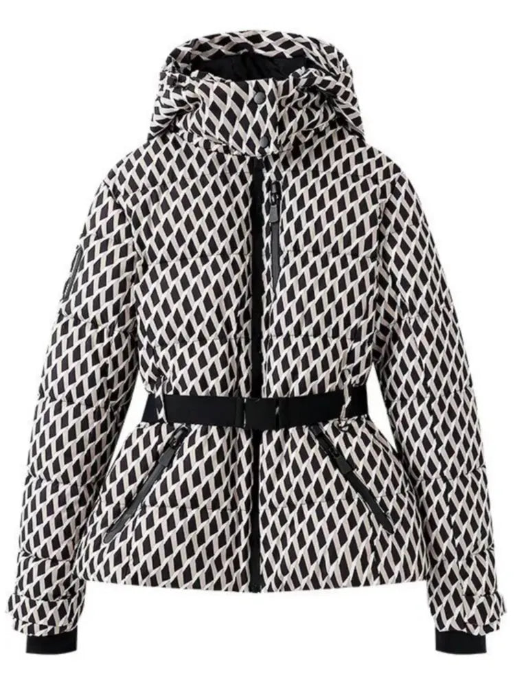 Drune | Damen Winter Pufferjacke - Mit Kapuze
